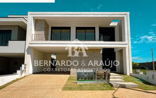 CA 000052 – RESIDENCIAL SANTORINI – CASA 05 DORMITÓRIOS 03 SUÍTES – 4 VAGAS DE GARAGEM – 263 M2